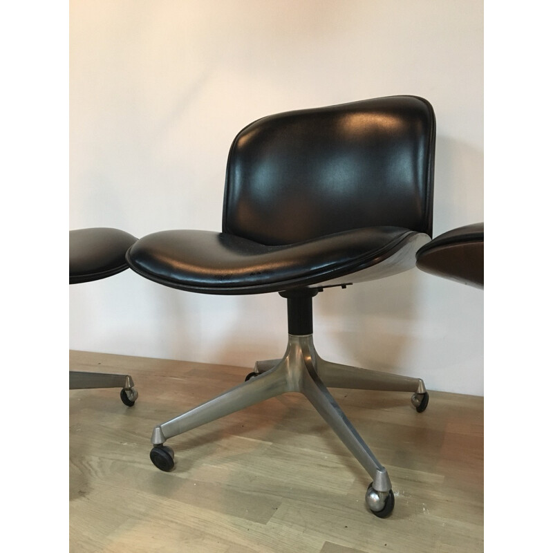 Vintage "visitor" office chair by Ico Parisi for MIM Roma - 1960s