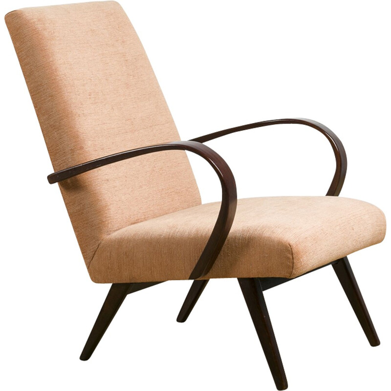 Mid-century Model 53 Armchair by Jaroslav Smidek for TON - 1950s