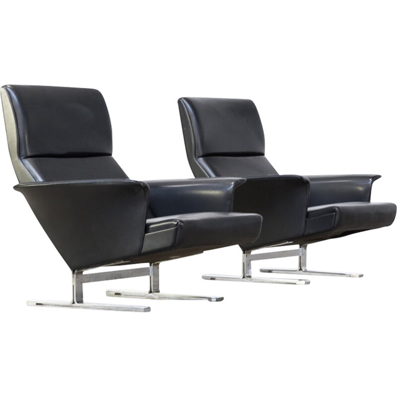 Vintage pair of lounge chairs by Georg Thams for Vejen Polstermobelfabrik AS - 1970s
