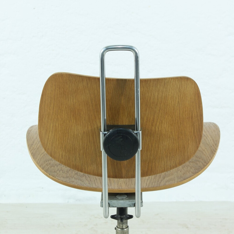 Vintage teak office chair by Egon Eiermann - 1960s