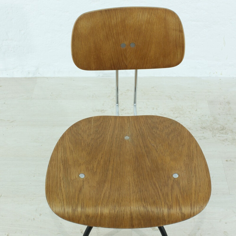 Vintage teak office chair by Egon Eiermann - 1960s