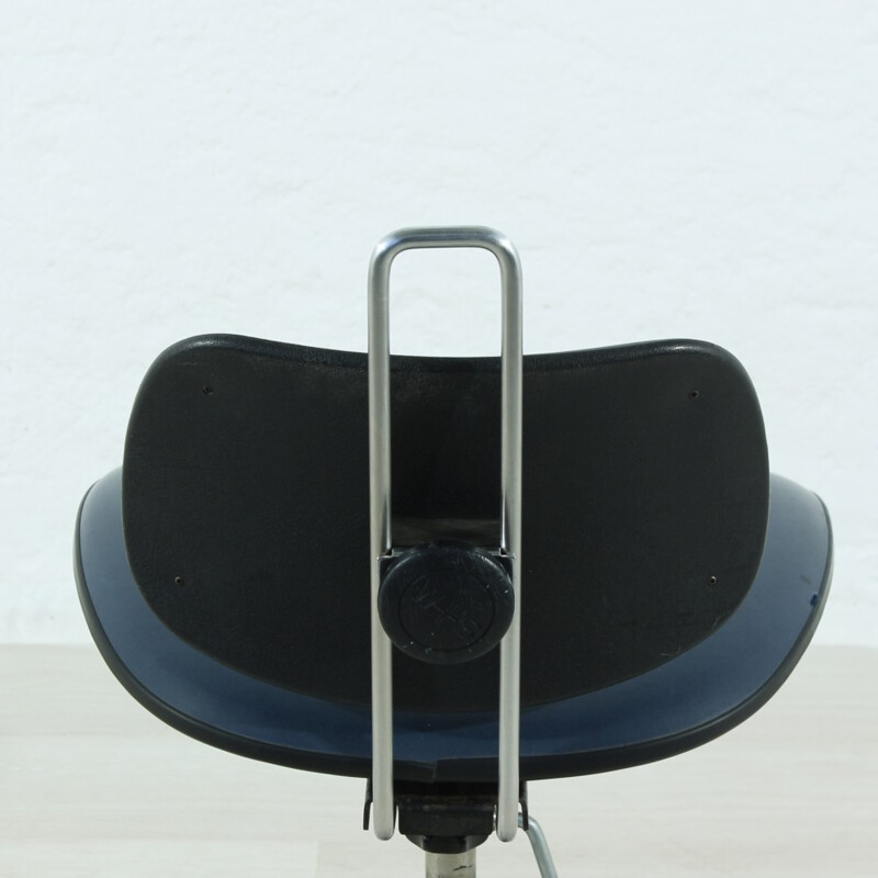 Vintage black office chair by Egon Eiermann - 1960s