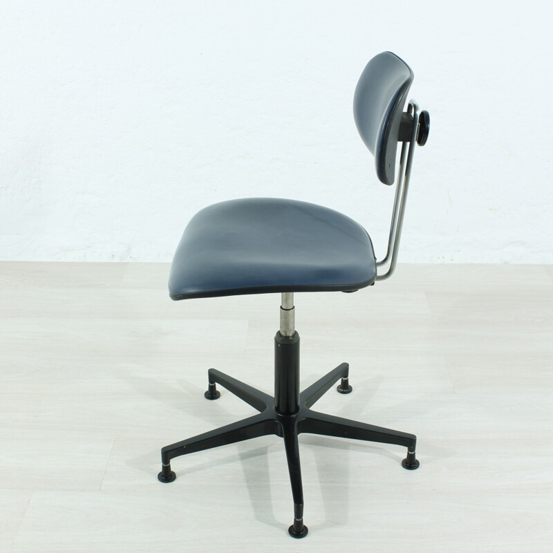 Vintage black office chair by Egon Eiermann - 1960s