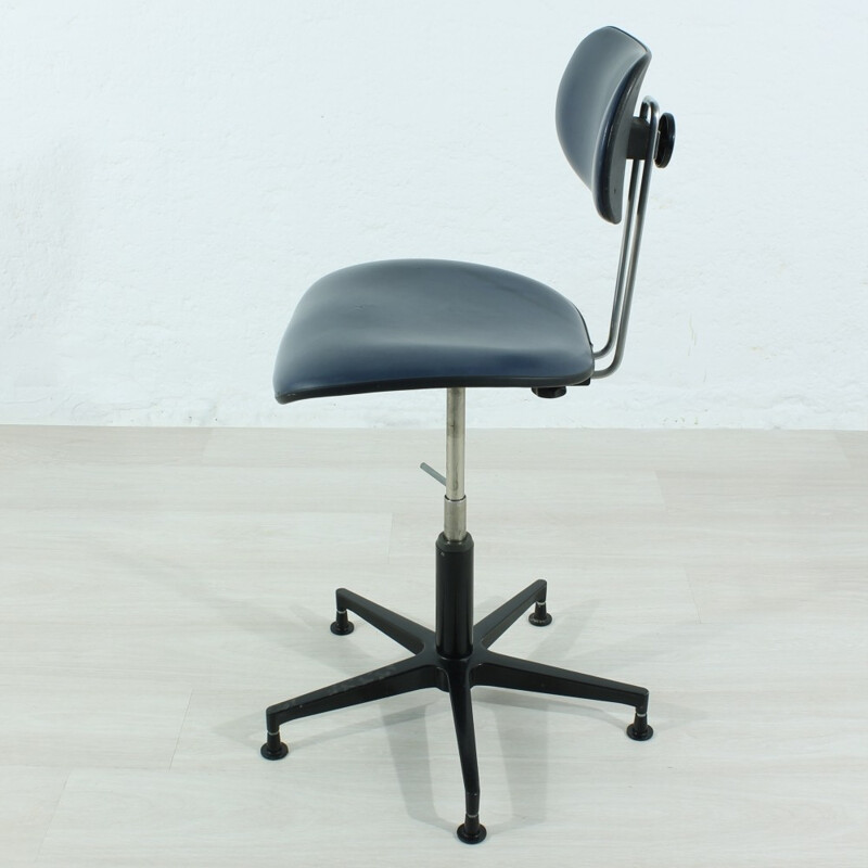 Vintage black office chair by Egon Eiermann - 1960s