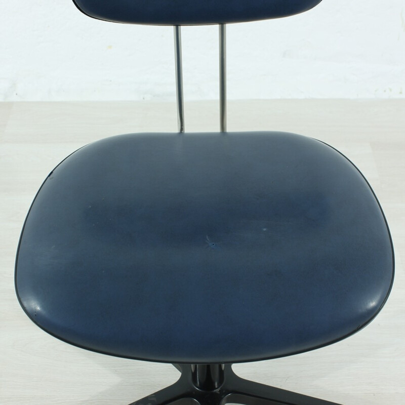 Vintage black office chair by Egon Eiermann - 1960s