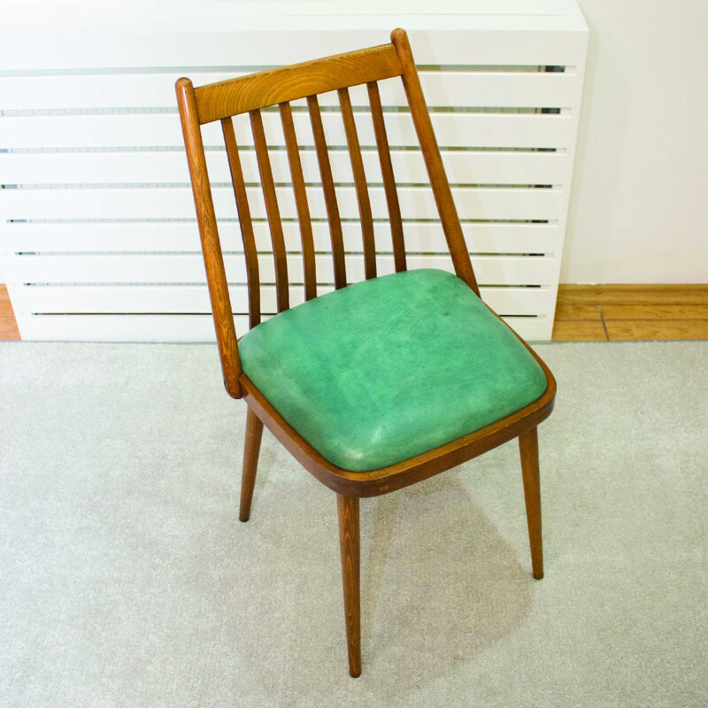 Mid-century Hungarian dining chairs designed by Gábriel Frigyes for SZKIV Budapest - 1950s