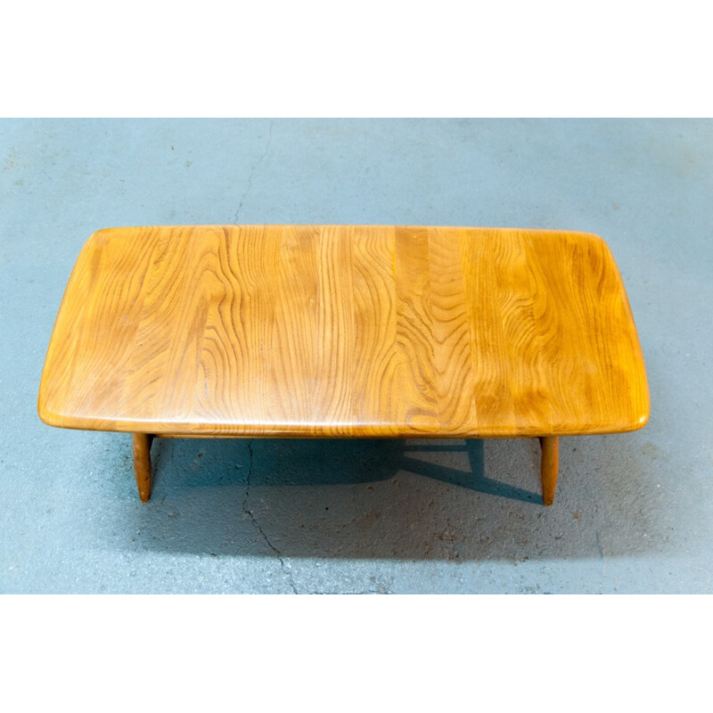 Mid-century Ercol coffee table 104cm - 1960s