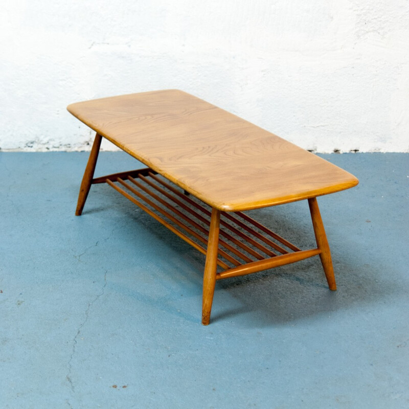 Mid-century Ercol coffee table 104cm - 1960s