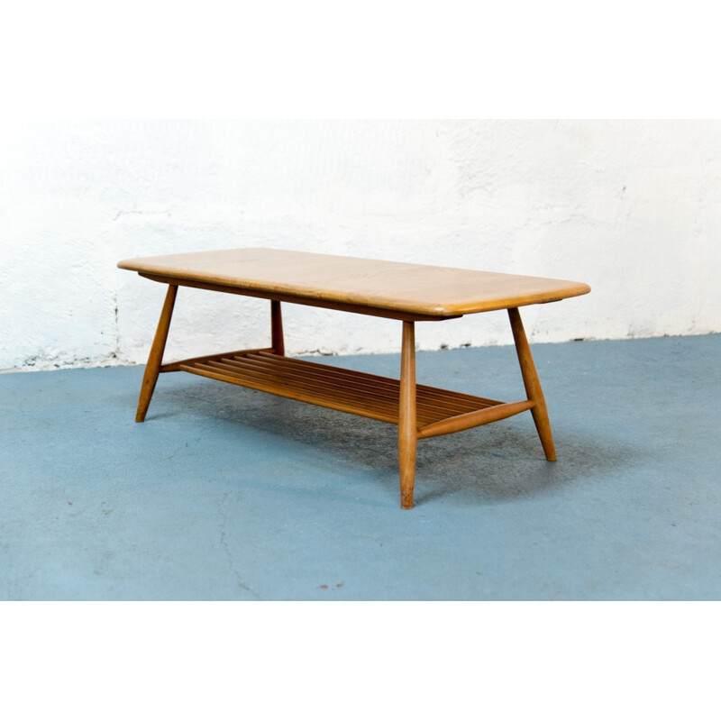 Mid-century Ercol coffee table 104cm - 1960s