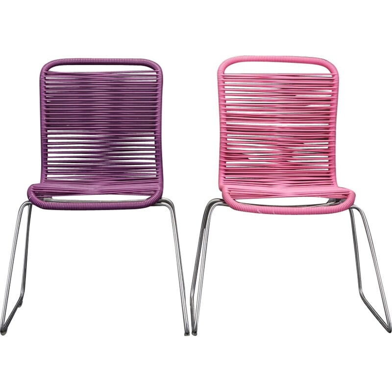 Set of two mid-century Tivoli chairs by Verner Panton - 1950s