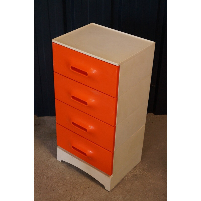 Vintage chest of drawer by Marc Held for Prisunic - 1970s