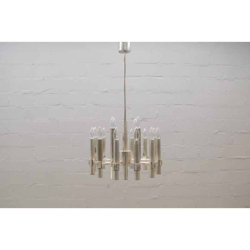 Vintage chandelier by Gaetano Sciolari, 1960