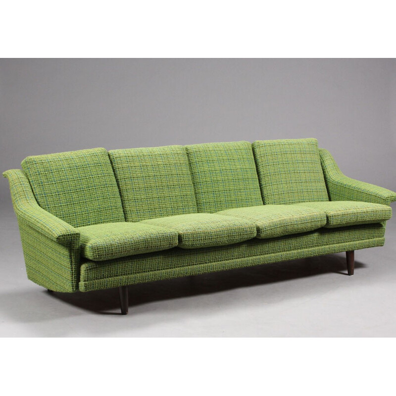 Vintage green set of sofa - 1960s