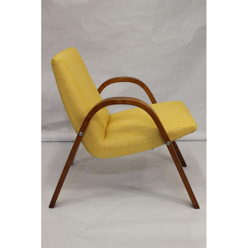 Fauteuil Vintage Bow Wood Steiner - 1950