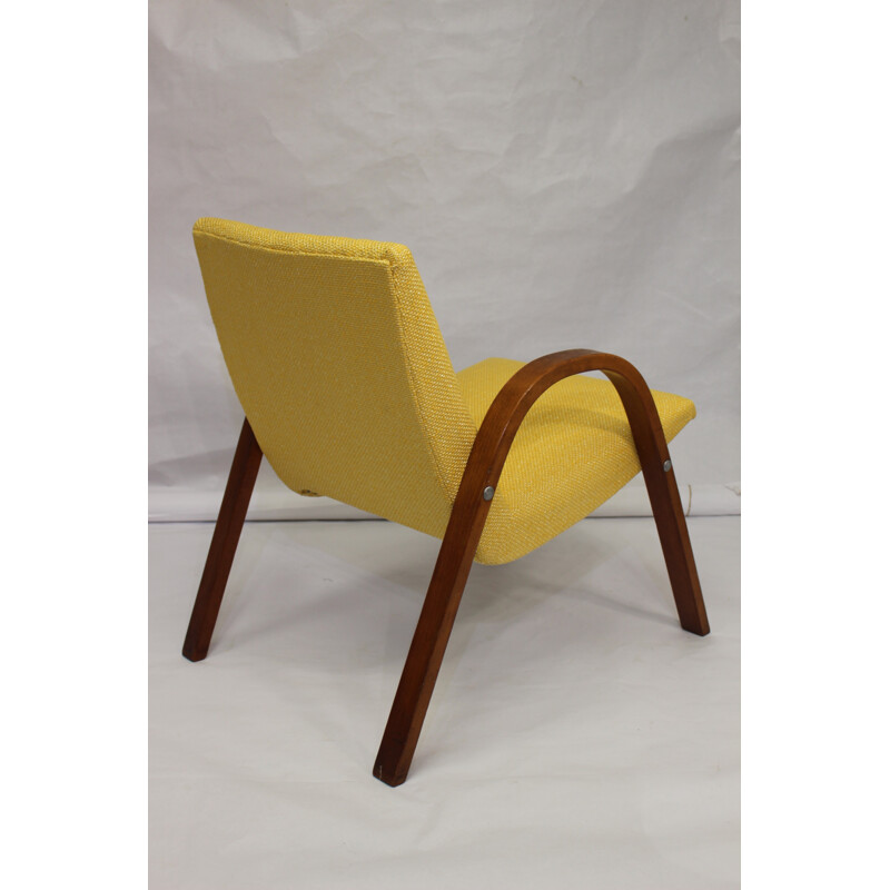 Fauteuil Vintage Bow Wood Steiner - 1950