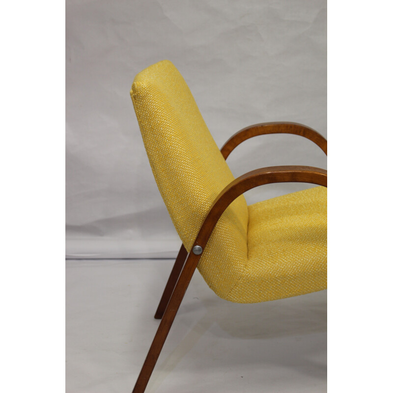 Vintage Wood Bow Steiner Armchair - 1950s