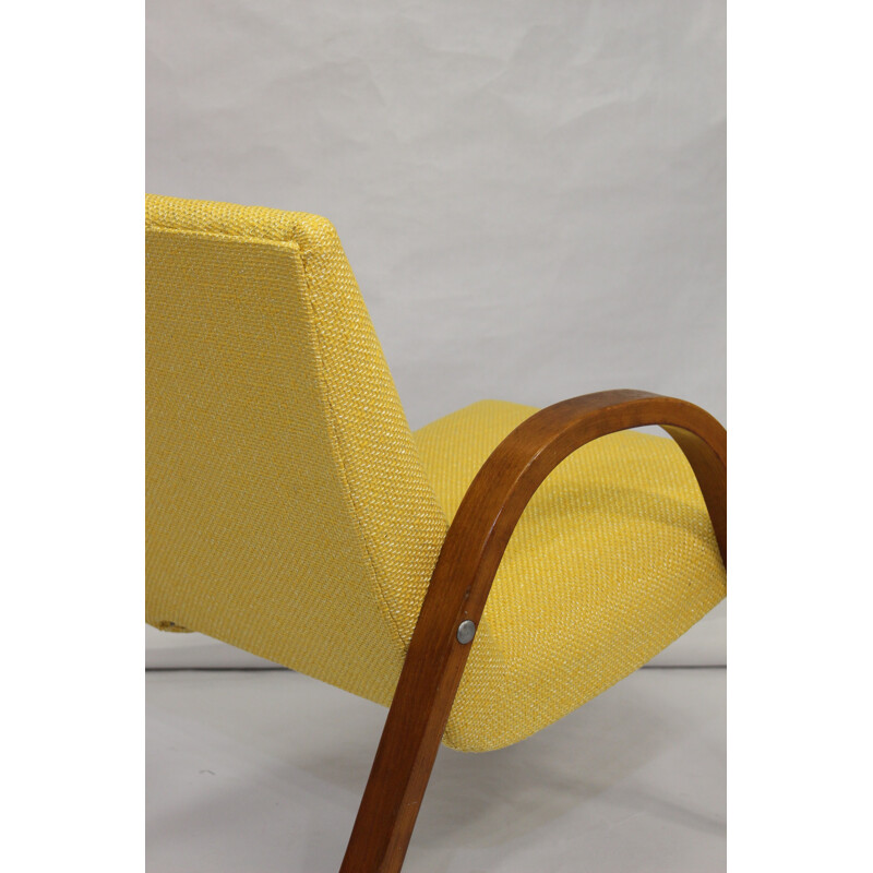 Vintage Wood Bow Steiner Armchair - 1950s