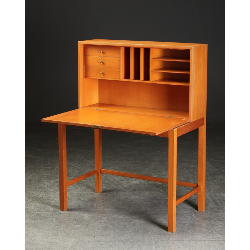 Vintage Pine Secretary - 1960s