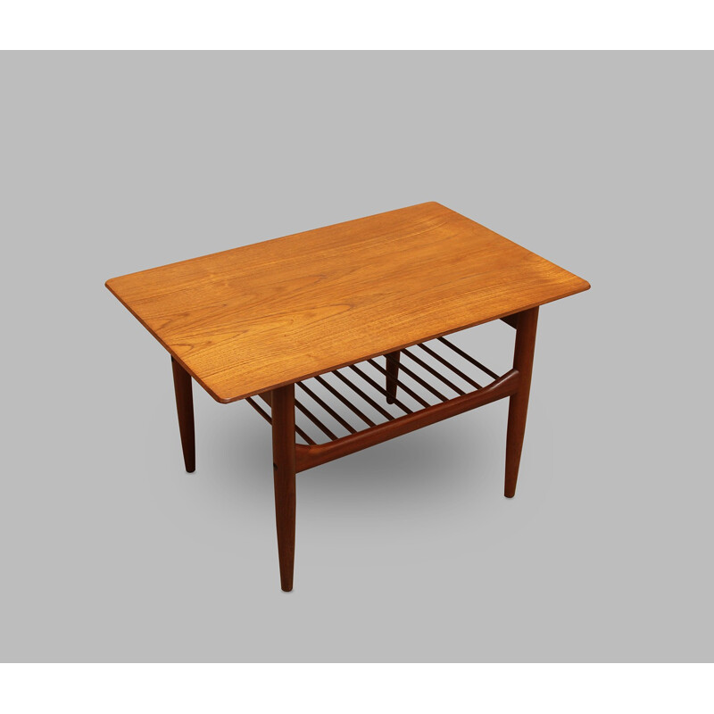 Mesa de café Vintage teak por Kofod Larsen para Gomme, 1960