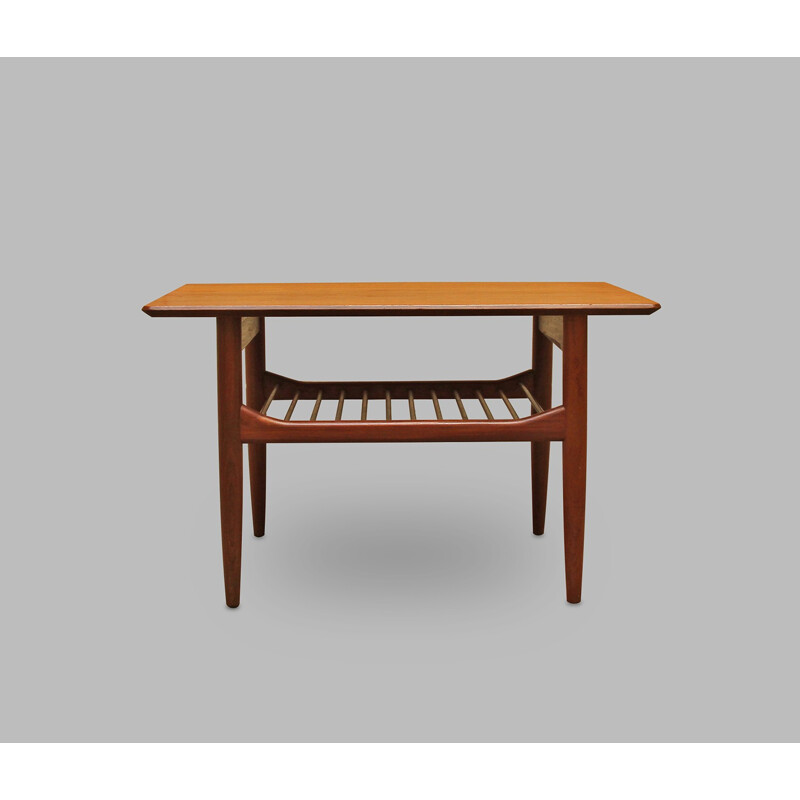 Vintage coffee table in teak by Kofod Larsen for Gomme - 1960s