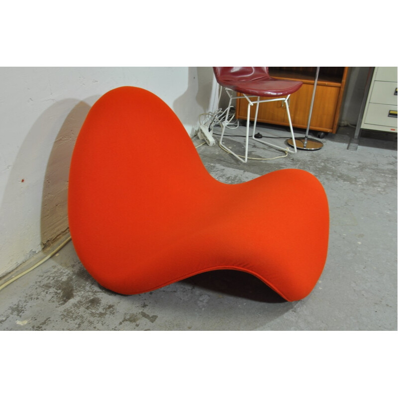 "Tongue" low Chair F577 by Pierre Paulin for Artifort - 1990s