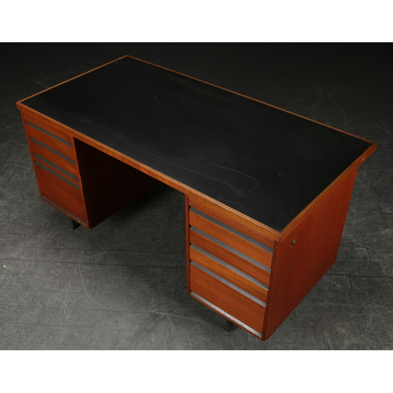 Vintage scandinavian desk in teak - 1960s