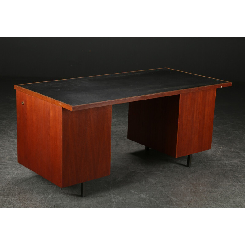 Vintage scandinavian desk in teak - 1960s