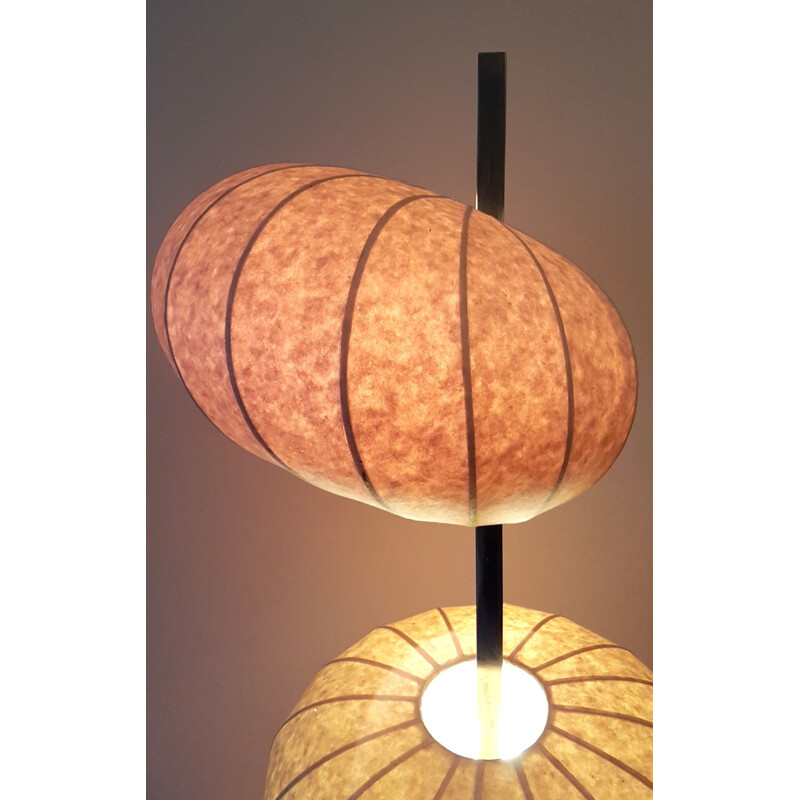 Mid-century cocoon floor lamp - 1960s