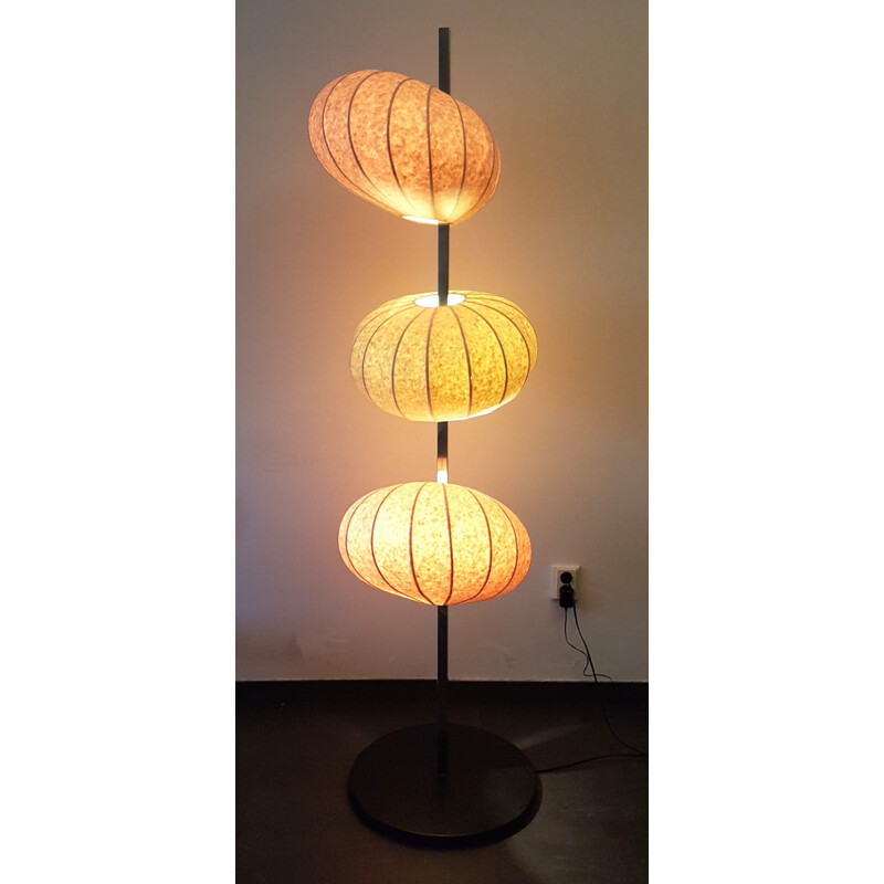 Mid-century cocoon floor lamp - 1960s