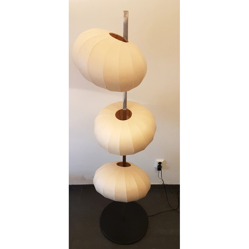 Mid-century cocoon floor lamp - 1960s