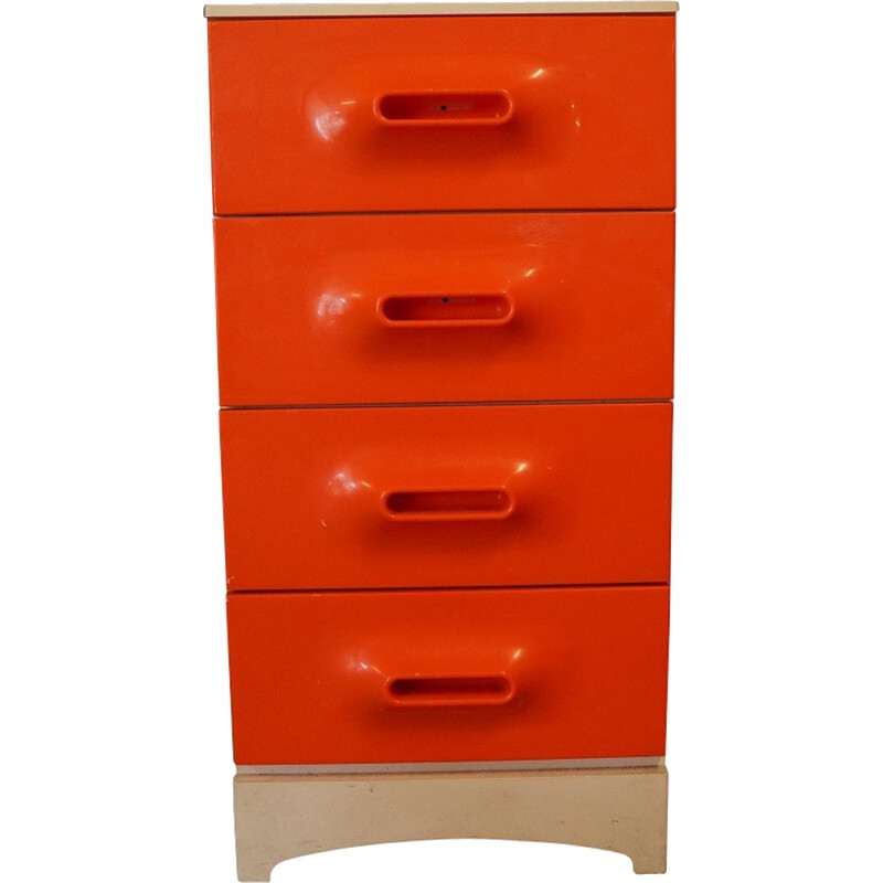 Vintage chest of drawer by Marc Held for Prisunic - 1970s