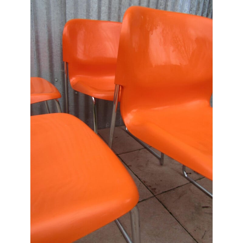 Set of 6 SM 400 Swing Chairs, Gerd LANGE - 1960s