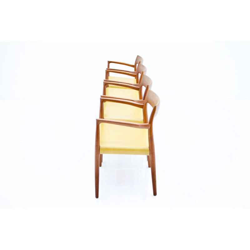 Set of Four Model 57 Desk Chairs by Niels O. Moller - 1960s