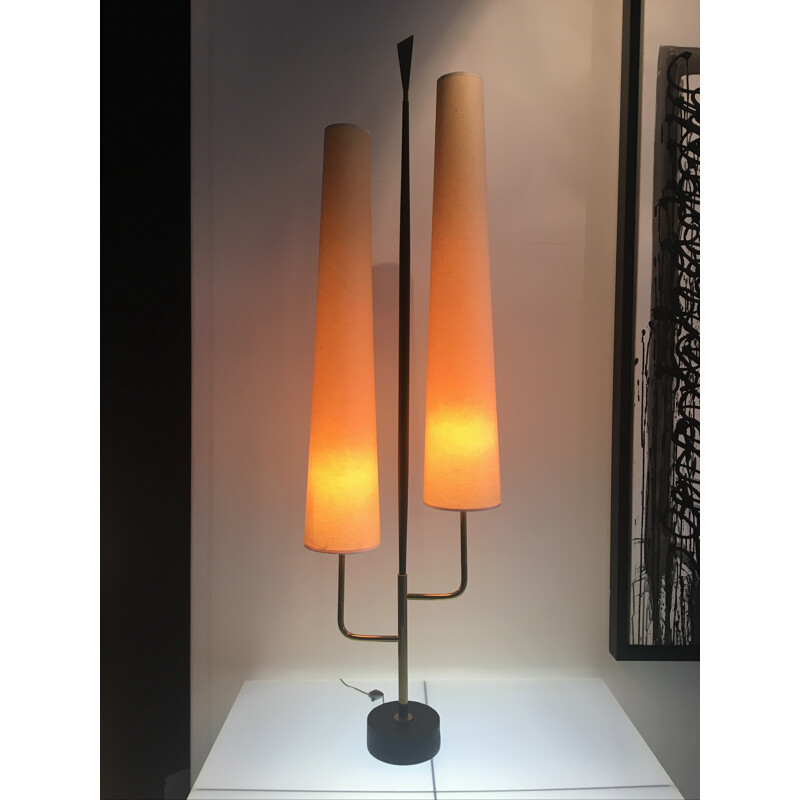 Lampadaire vintage de Boris Lacroix pour Lunel - 1950