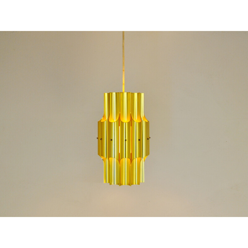 Vintage Pan Pendant Lamp by Bent Karlby for LYFA  - 1960s