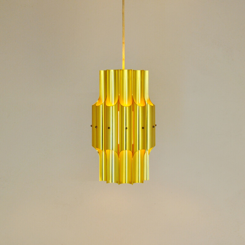 Vintage Pan Pendant Lamp by Bent Karlby for LYFA  - 1960s