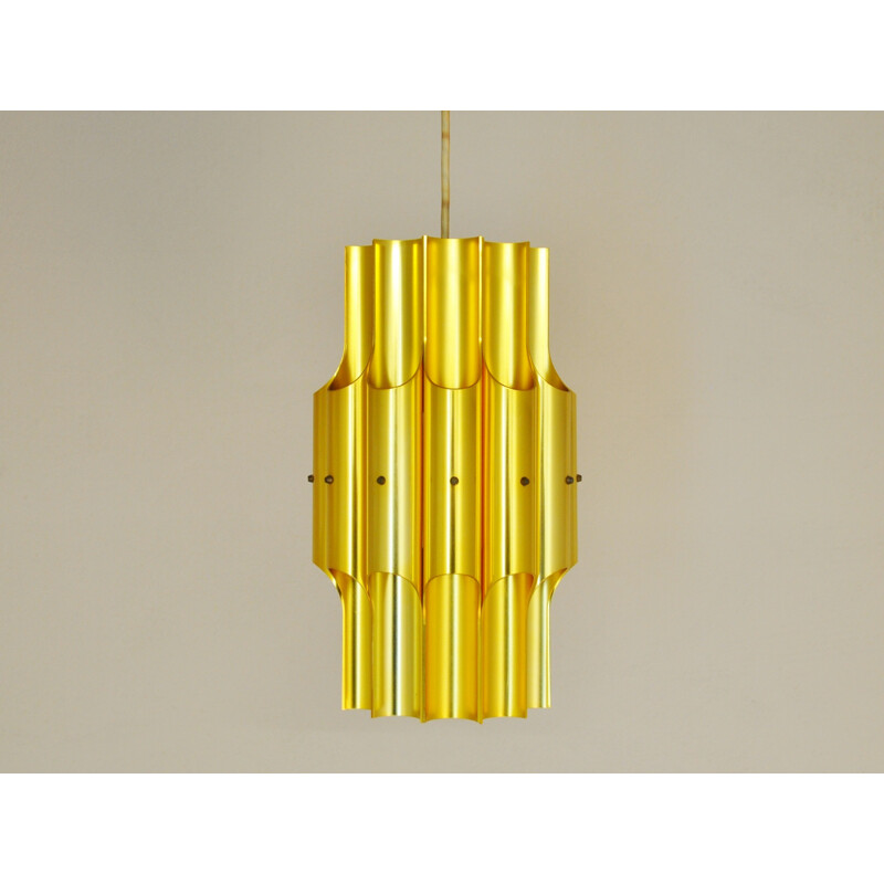 Vintage Pan Pendant Lamp by Bent Karlby for LYFA  - 1960s