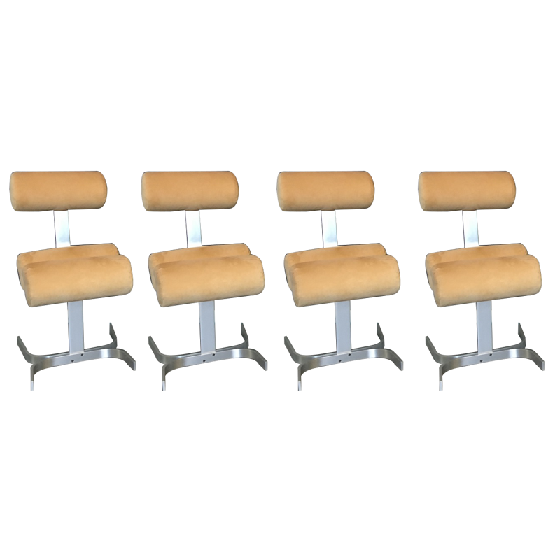 Pierre Vandel 4 chairs collection vertèbre - 1970s