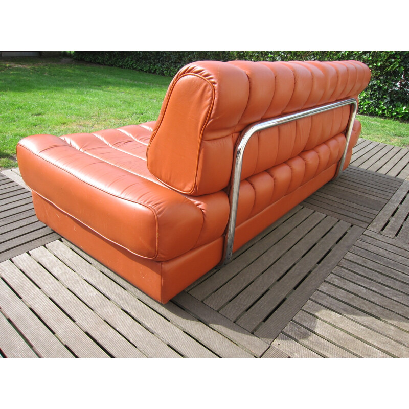 Sofa Daybed "DS85" in leather by De Sede - 1960s                                               De Sede ds-85 sofadaybed 