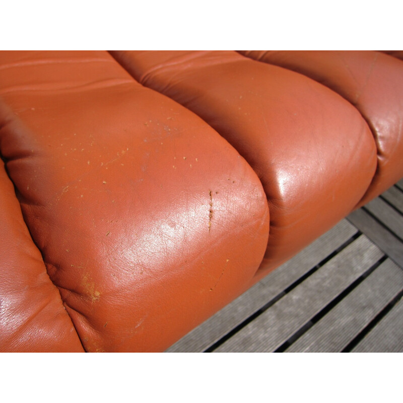 Sofa Daybed "DS85" in leather by De Sede - 1960s                                               De Sede ds-85 sofadaybed 