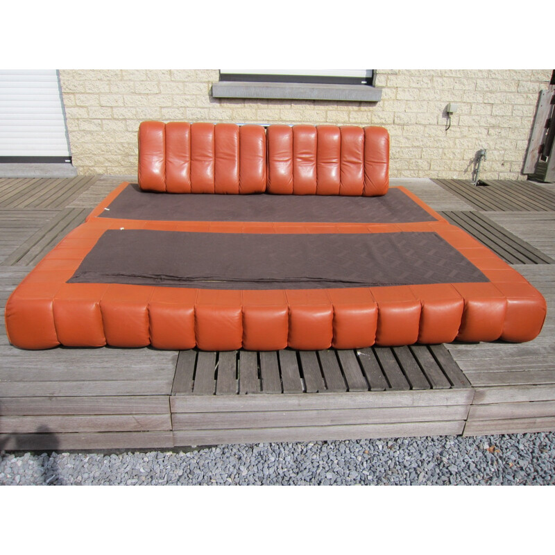 Sofa Daybed "DS85" in leather by De Sede - 1960s                                               De Sede ds-85 sofadaybed 