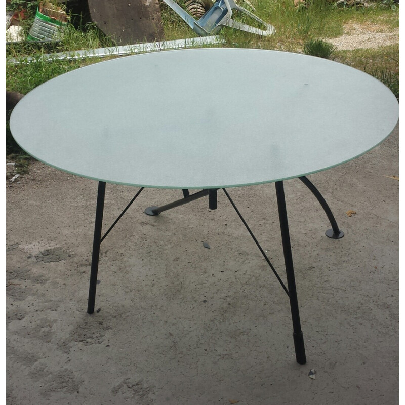Round dining table "Dole melipone" - 1980s