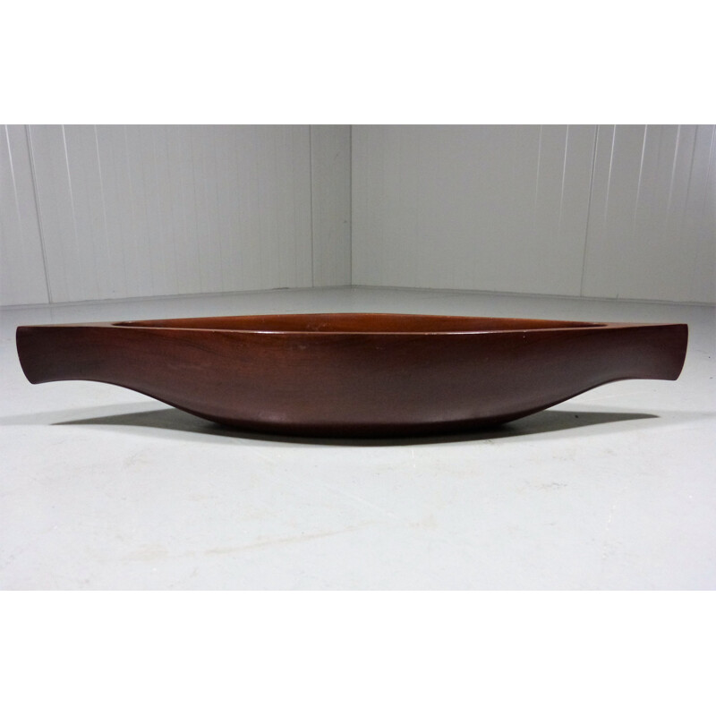 Vintage Danish Teak Salad Bowl & Cutlery - 1960s