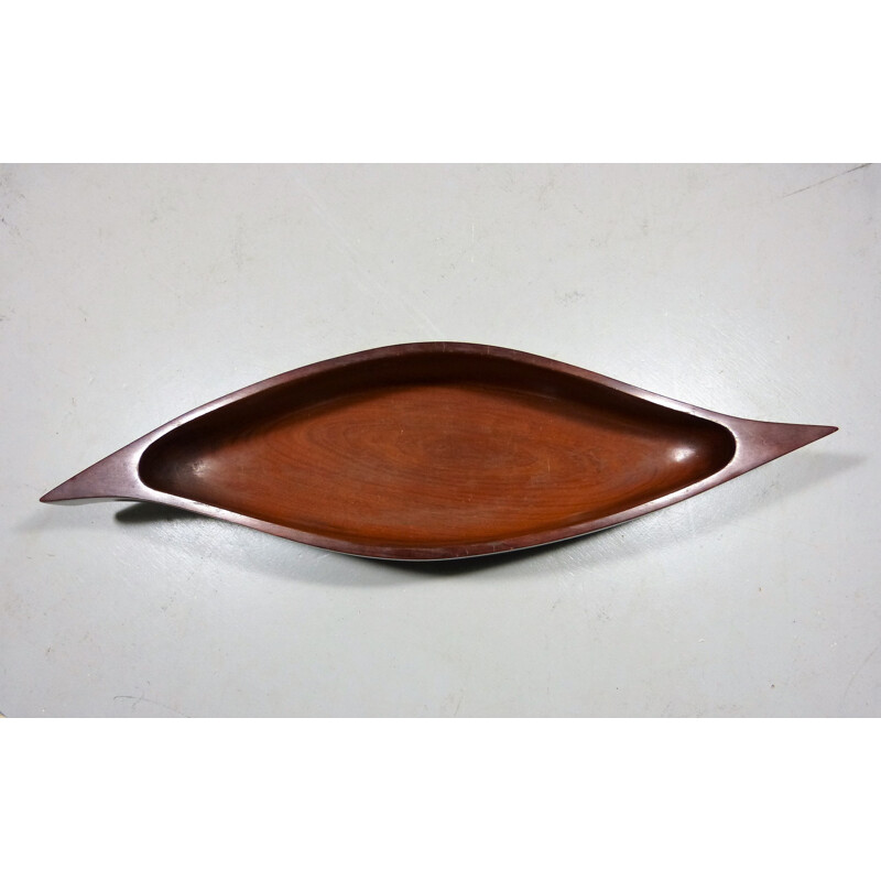 Vintage Danish Teak Salad Bowl & Cutlery - 1960s