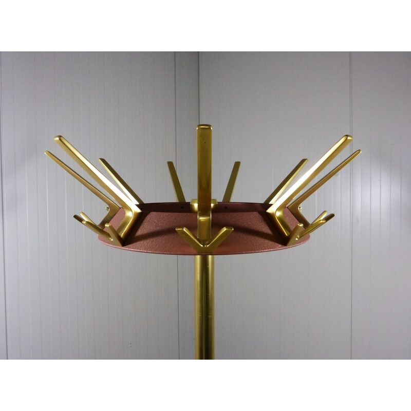 Vintage Big Brass Coat Stand - 1960s