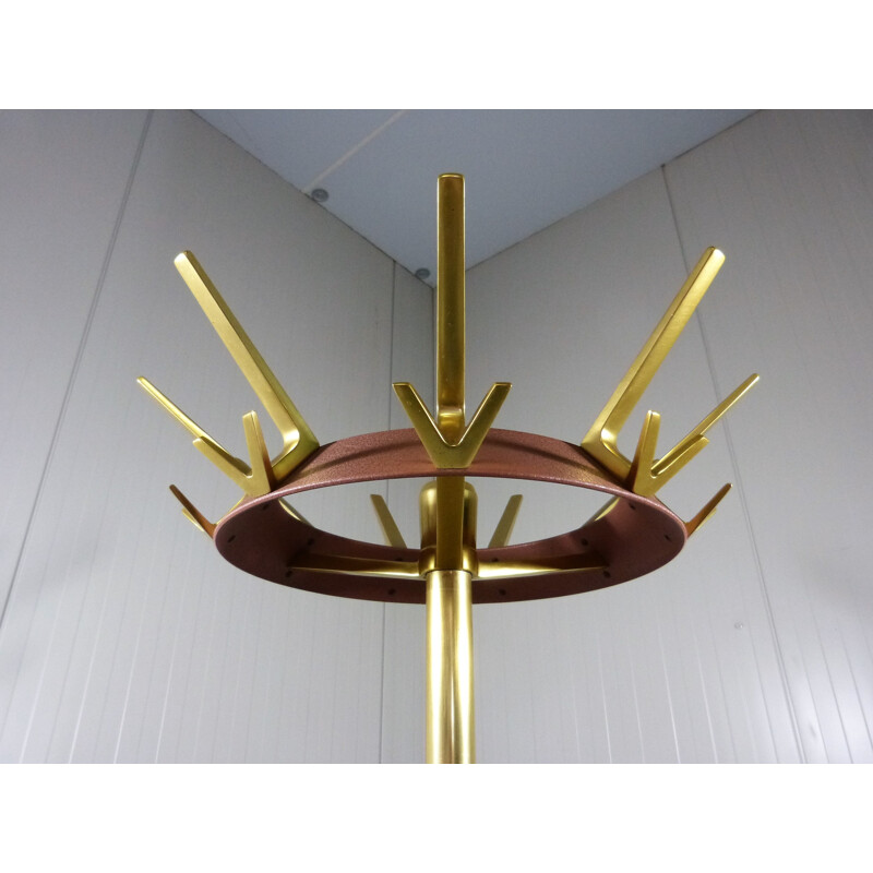 Vintage Big Brass Coat Stand - 1960s