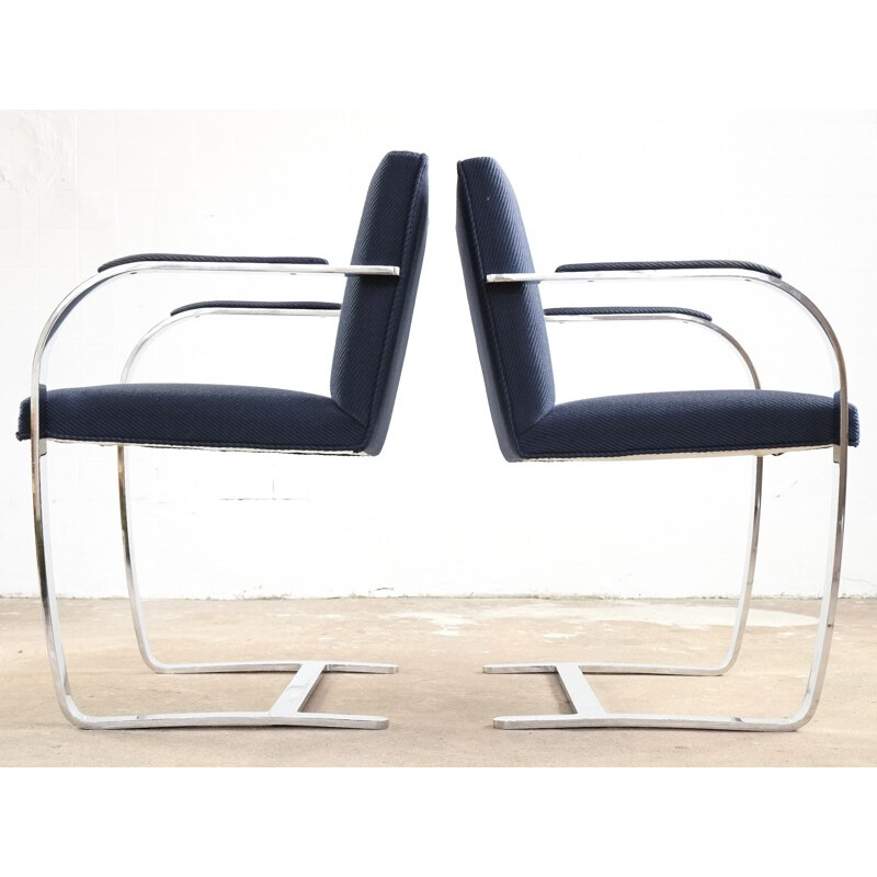 Suite de 6 chaises BRNO vintage par Ludwig Mies van der Rohe pour Knoll International - 1930