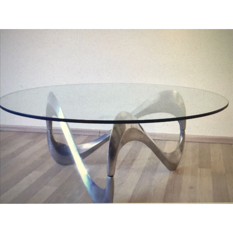 Vintage coffee table by Knut Hesterberg for Ronald Schmitt - 1960s