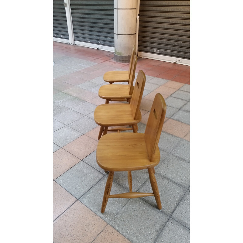 Set of 4 scandinavian chairs by Eero Aarnio - 1960s 