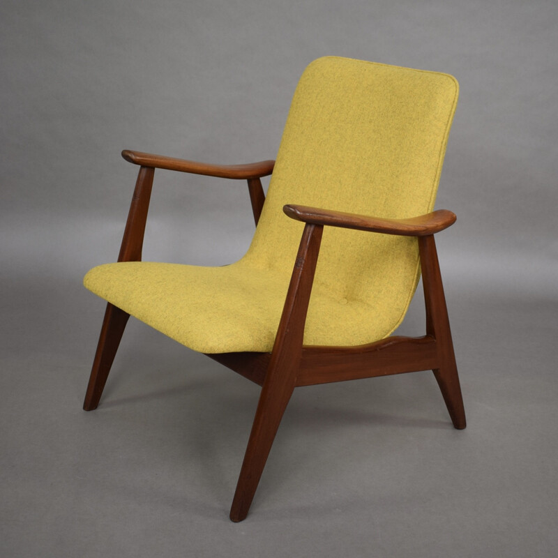 Vintage lounge chair by Louis Van Teefelen for Webe - 1960s